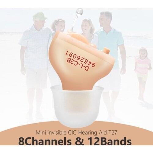 Mini Invisible Hearing Aid Digital Wireless Sound Amplifier Headsets Small Ear Aids For Deafness Seniors Hard Of Hearing Device