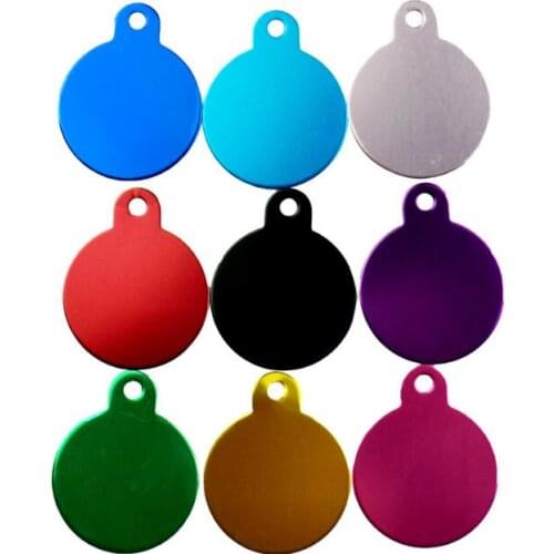 Wholesale 1000PCS PET TAGS CUSTOM ID KEY TAGS DOUBLE SIDED PERSONALIZED ENGRAVED DOG CAT NAME CHARM KEY CHAIN RING SL6107