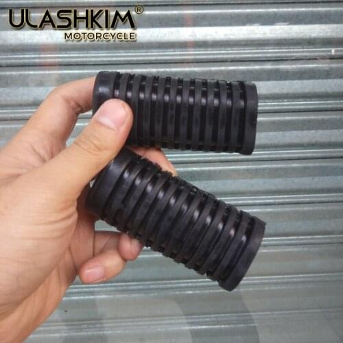 Motorcycle foot rubber CG125 cross-riding front foot CG150 ZJ125 horizontal total iron rubber happiness 125 a pair