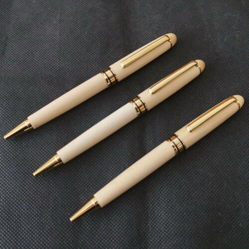 White Wood Ballpoint Pen White Wood Pen Maple Pen Wood Pen CuteSchool Supplies PensBallpoint Pen Retractable Pen OfficeSupplies
