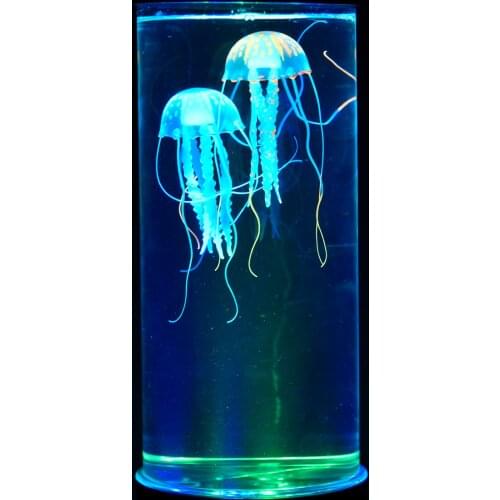 LED Fantasy Jellyfish Lamp USB Power/Battery Powered Color Changing Jellyfish Tank Aquarium Led Lamp Relaxing Mood Night Light