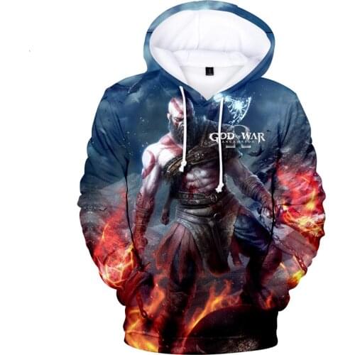 2021 Mens Hoodies God Of War printed 3D Spring Autumn Hoodie Male Female Game Anime Hoodies Child Leisure personality clothes