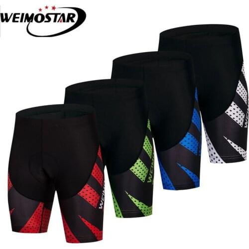 Weimostar Coolmax 4D Padded Cycling Shorts Men Downhill MTB Bicycle Shorts Road Tight Bike Shorts bermuda ciclismo hombre