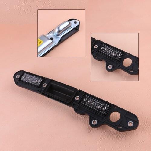 Rear Trunk Lid Tailgate Shake Handle Bar License Light Plate w/ Micro Switch 1TD827574A For VW Golf Plus Jetta Passat B6 Touran