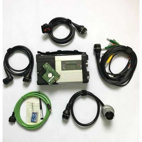 2020.09 Diagnostic Tool MB Star C5 SD Connect mb star c5 multiplexer with Five Cable wifi function 2020.09MB SD software HDD/SSD