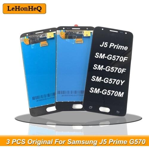 3 Piece/lot J5 Prime LCD For Samsung J5 Prime G570Y LCD Display Touch Screen Digitizer assembly For samsung galaxy J5 Prime LCD