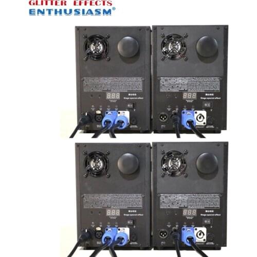 4pcs/lot Professional dmx remote stage cold spark fountain machine titanium powder machine for wedding dj disco