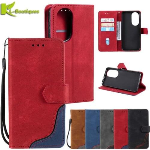 P50 Pro Case on For Huawei P50 P 50 Pro Leather Wallet Case For Huawei P40 Lite P30 Lite Honor 8A Y6 2019 Y6S P Smart 2021 Cover