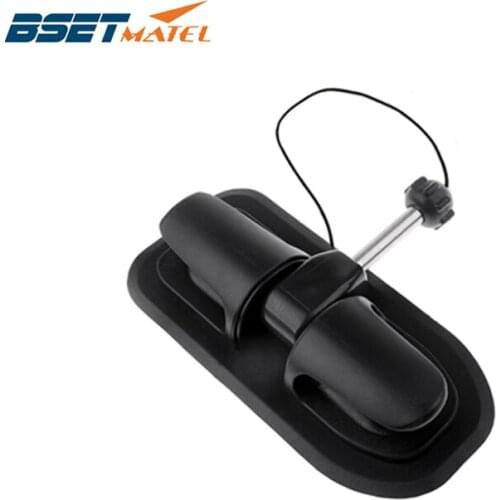 Black PVC Oar Lock Patch Anchor Holder Replacement for Rowing Inflatable Boat Kayak Raft Dinghy Tie off Patch Wheel Accessories