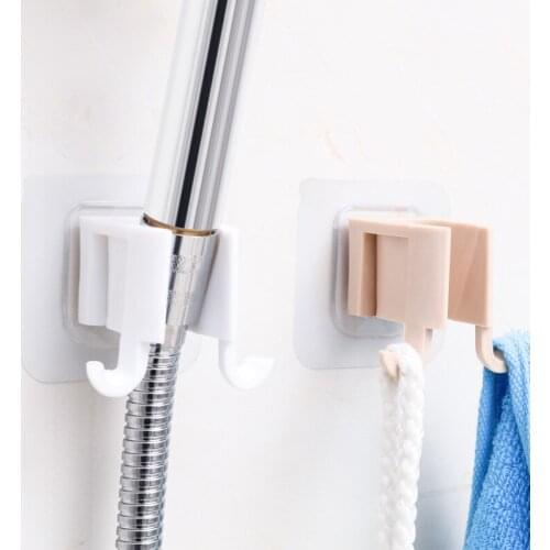 Bathroom Shower Head Holder Adjustable Self-adhesive Wall Mounted Hand Shower Holder Shower Brackets Bathroom Accessories