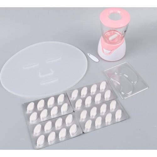 Fruit Vegetable Collagen Facial Cover DIY Machine Automatic Face Mask Maker Face Cover Mold Eye Patch Skin Pad Mould