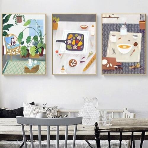 Gu's Log Cabin Wall Paintings For The Kitchen