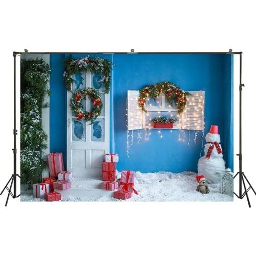 HUAYI Photography Backdrops Christmas Photo Background Christmas Xmas Family Party Decor Banner Studio Photobooth BackdropXT7740