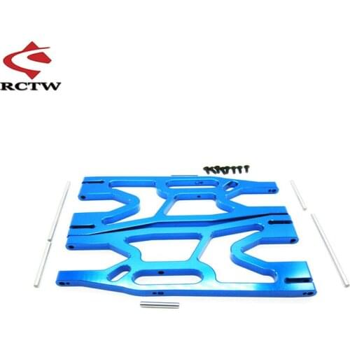 Alloy CNC Rear Lower Suspension Arm Kit for 1/5 Traxxas TRX X-Maxx XMAXX Truck Spare Toys Parts