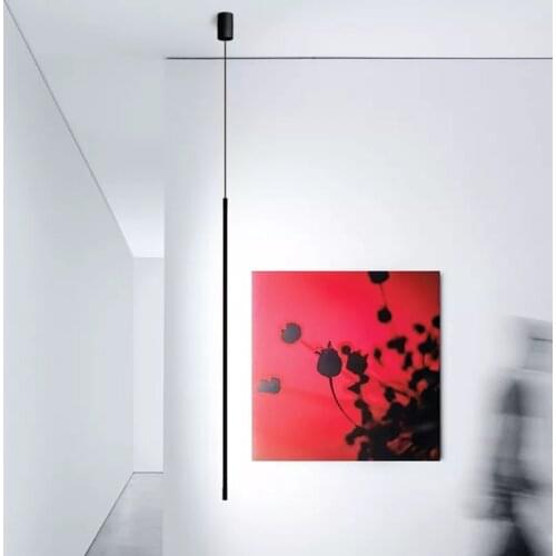 Minimalist Dining Room Pendant Light Modern Led Long Living Room Table Dining Room Bar Pendant Lamp Nordic Office Hanging Lamp