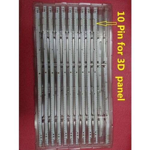 New 5set=10 PCS 60LED 572mm LED Backlight strip For Samsung UA46ES5500R SLED 2012SVS46 7032NNB LEFT60 RIGHT60 3D