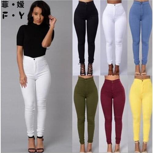 YL Brand 2018 New Spring Autumn Women Fashion Slim Trousers Solid Pocket Pants Skinny Long Bottoms Overalls 6 Colors S-2XL
