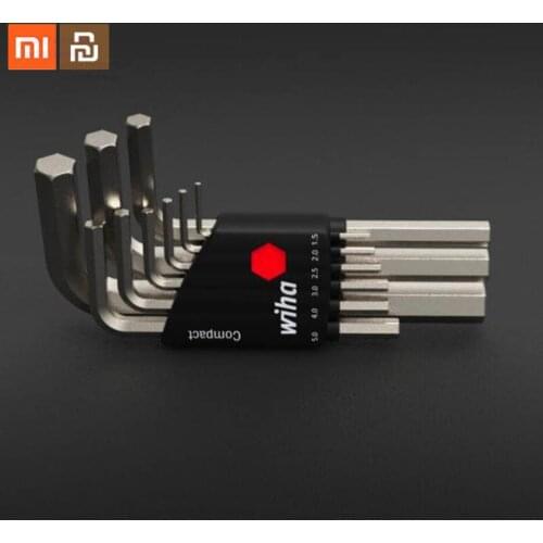 New xiaomi mijia Whia hex wrench 9 piece set screwdriver repair bicycle hand tool multi-function repair tool set smart home
