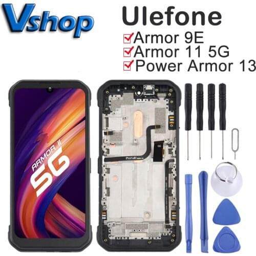 Original Ulefone Armor 11 5G LCD Touch Screen and Digitizer Full Assembly Mobile Phone LCD Display Replacement Parts