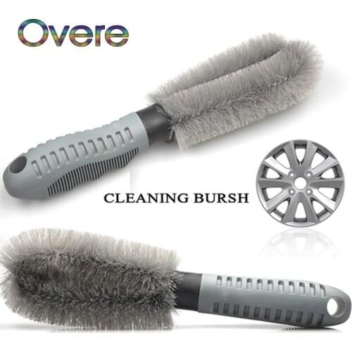 Overe 1PC Auto Car Cleaning Hub Brushes For Kia Rio Ceed Sportage 2017 Cerato Sorento Mazda CX-7 6 Mini Cooper R56 F56