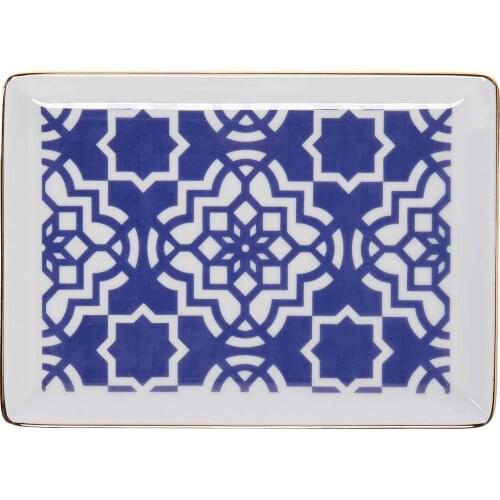 Porland Morocco Pattern7 Purple Breakfast Plate