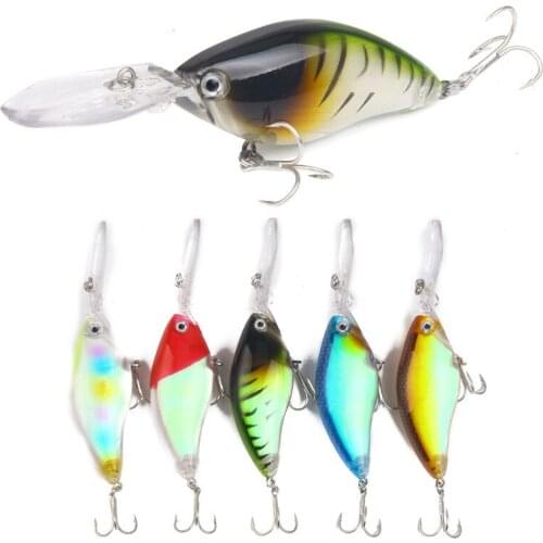 Fishing lures catfish trout carp bait small fat man long tongue plate deep submergence and long-range casting Mino false bait