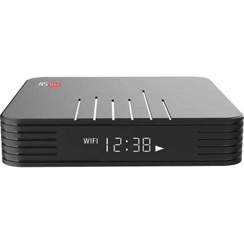 5PCS Magicsee N5 Max Amlogic S905X3 Android 9.0 TV BOX 4G 32G/64G Rom 2.4+5G Dual Wifi Bluetooth 4.0 Smart Box 4K Set Top Box