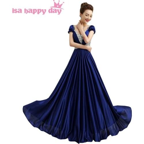 Women long red formal size 18 evening dinner party dresses elegant red wine gown 2020 robes de soiree longue dress fushia W2841