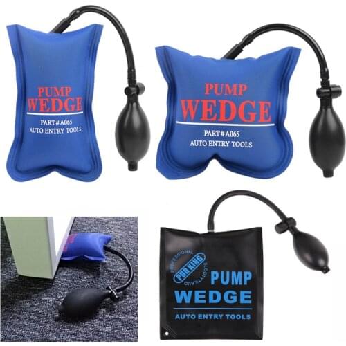 3pcs/set Locksmith Supplies Locksmith Tools Pump Wedge Auto Air Wedge Airbag Lock Pick Set Open Car Door Lock Hand Tools