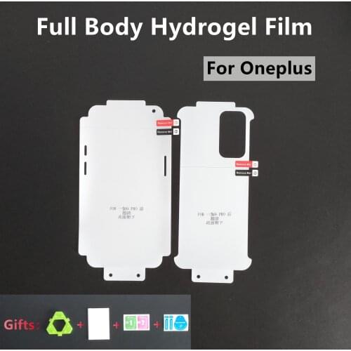360° Full Body Coverage Hydrogel Film For Oneplus 9 Pro/ Oneplus 9 Screen Protector HD TPU Soft Protective Film LCD Phone Screen