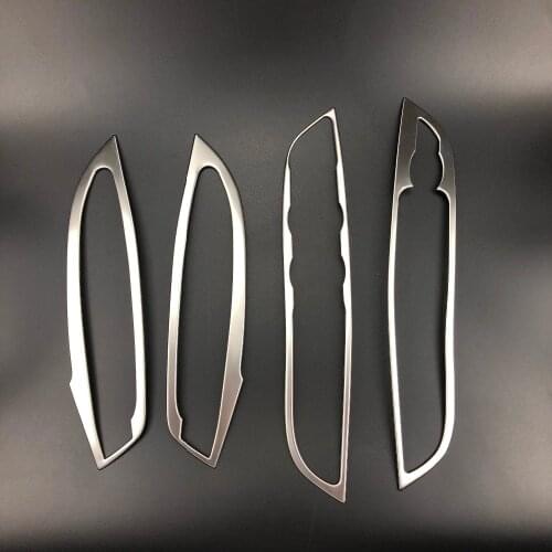 4pcs/set Stainless Steel Car Inner Door Armrest Handle Decoration Cover Trims Sticker for Ford Focus 3 4 MK3 MK4 2012-2018