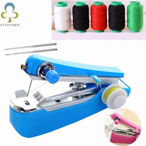 8Pcs/set Household Mini Sewing Machine Color Sewing Thread Manual Sewing Machine Special Needle Set Sewing Supplies LXX