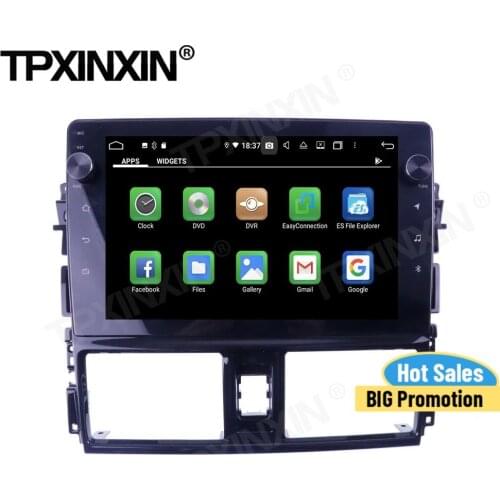 Carplay Car Radio 2 Din Stereo With Screen Bluetooth Android For Toyota Yaris Vios 2013 2014 2015 2016 IPS GPS Player Audio Unit