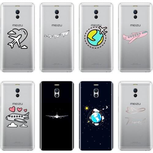 Airplane Star Cute Case For Meizu M2 M3 M5 M6 Note Soft Silicone Back Cover For Meizu M6 M6S M6T M5 M5C M5S M3 M3S M2 Phone Case