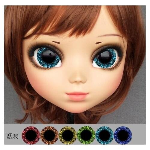 DM160) Lovely Sweet Girl Resin Half Head Kigurumi Mask With BJD Eyes Cosplay Japanese Anime Role Lolita Mask Crossdress Doll