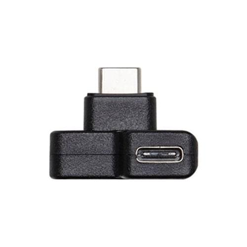 Dual USB-C to 3.5mm Mic Microphone Camera Charging Audio Adapter for DJI OSMO Action Camera Accessories