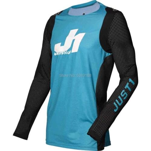 2020 MTB jersey Off Road moto Jersey Mountain mx DH Bike cycling Jersery enduro Motocross Jersey Breathable Light Quick Dry