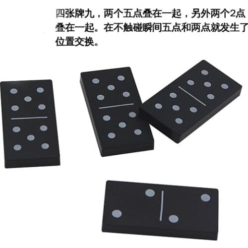 Dizzy dominos-close-up magic trick / TV show / professional magic product / wholesale / amazing