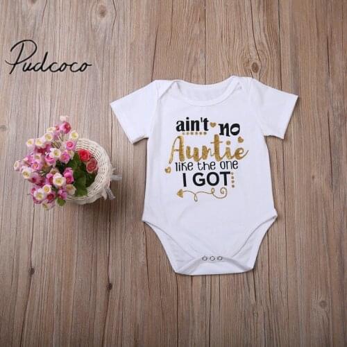 Newborn 0-24M Kids Baby Boy Girls Infant Short Sleeve Cotton Romper Jumpsuit Clothes Outfit