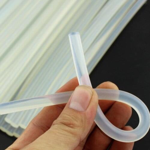50PCS/Lot Non-Toxic 7mm X190mm Adhesive Craft Sticks Desinger Power Tool Translucent Hot Melt Glue Sticks