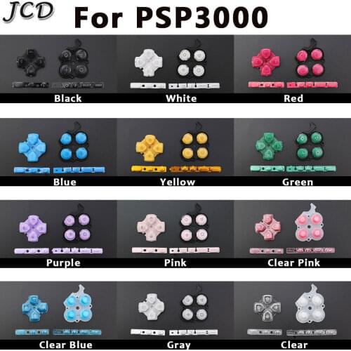 JCD 1set For PSP3000 Game Console Replacement Left Right Buttons Kit with Key PAD for PSP 3000 Repair Part