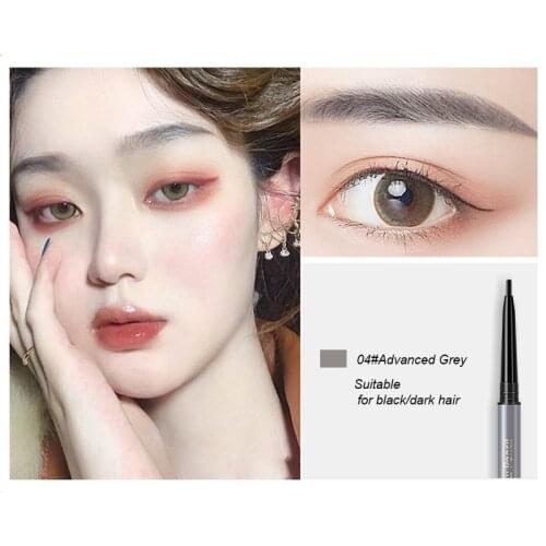 Extremely Fine Eyebrow Pencil Natural Long-lasting Waterproof Eye Brow Pen Cosmetics Black Brown Easy To Wear Eye Makeup TSLM2