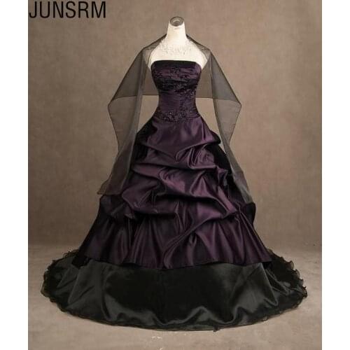 New Arrival Luxury Wedding Dresses Elegant Sweetheart Satin Ball Gown Sweep Train Beading Bridal Dress With Lace up Custom Made