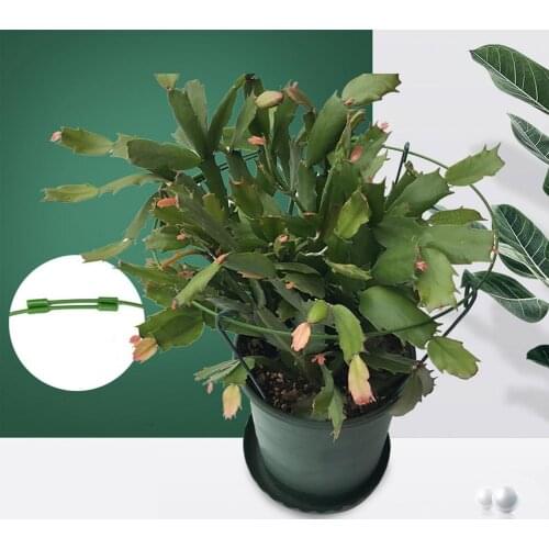 5pcs Garden Telescopic Flower Stand Plastic And Iron Wire Assembly Flower Stand Tetrapod Orchid Stand Climbing Plant Support