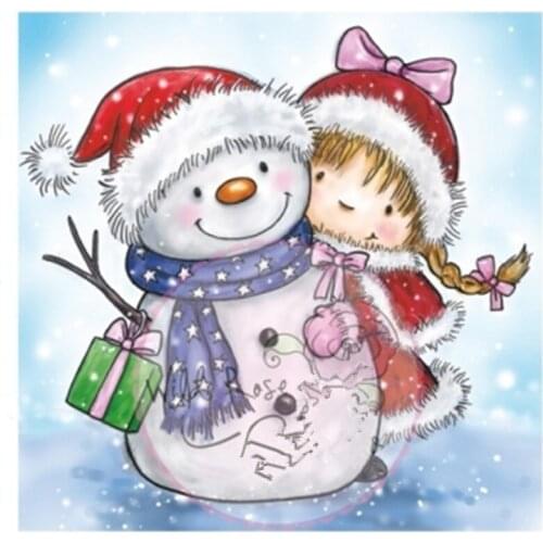 Rubber Silicone Clear Stamps For Scrapbooking Tampons Transparents Seal Background Stamp Card Making Diy Girl