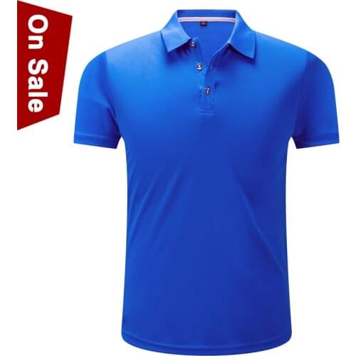 Polo Shirts Men Women Spring Summer Short Male Polos Female Solid Classic Sport Tee Tops Soft Clothes Slim Fit Size S-4XL Blue