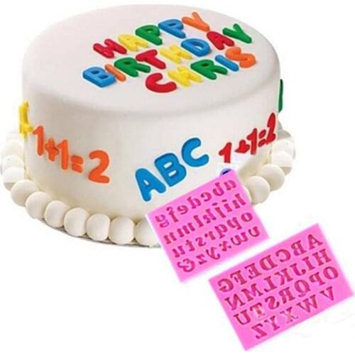 Silicone Alphabet Butterfly Mold Silicone Baking Accessories Sugar Craft Chocolate Cutter Fondant for Cake Decorating equipment