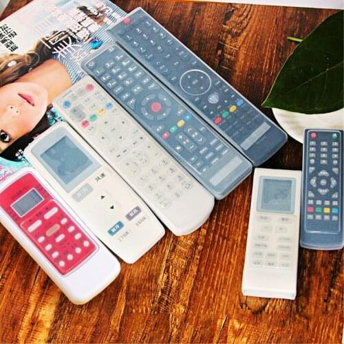1PC Silicone TV Remote Control Cover Case Video Audio TV Air Condition Protector Waterproof Anti-Dust Protective Cover