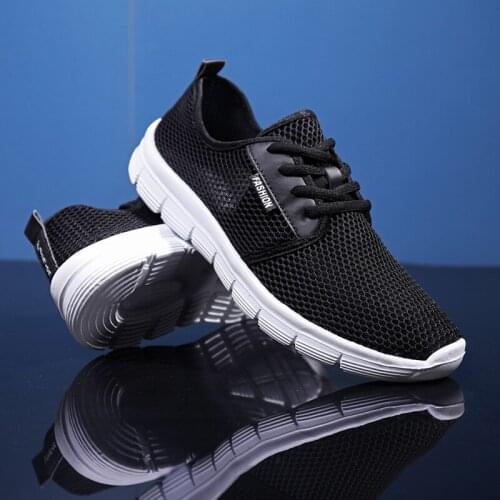 2021 new mens light sneakers comfortable casual breathable outdoor mesh summer fashion beach large size 48 women shoes couple