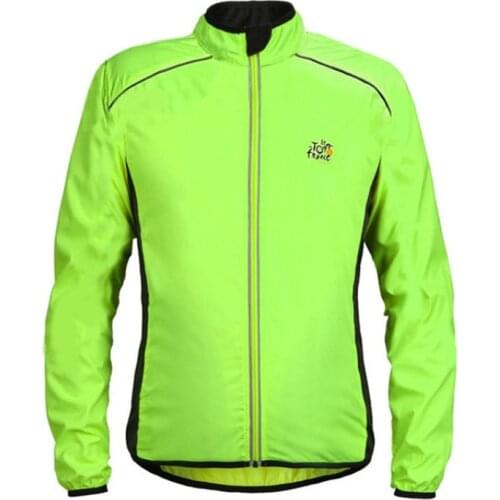 Outdoor Bicycle Rain Jackets Breathable Reflective Waterproof Cycling Jackets Long Sleeve Men Windproof Outdoor Sports Raincoat